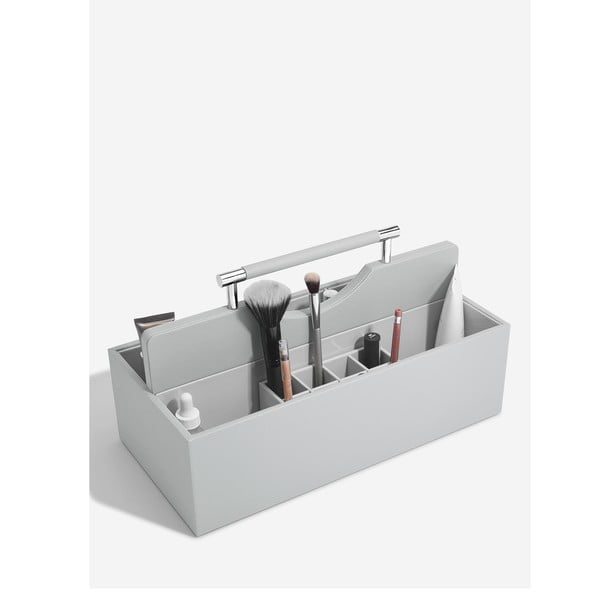 Organizator de baie gri pentru cosmetice Supersize – Stackers