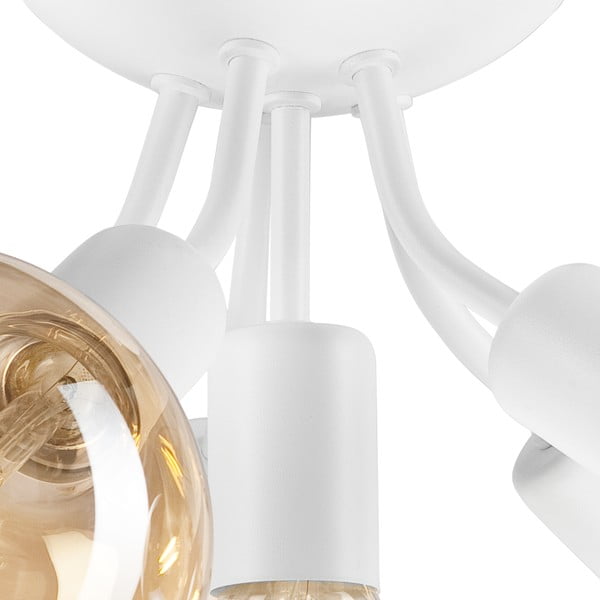 Plafonieră albă fără abajur Viggo – LAMKUR-image-4