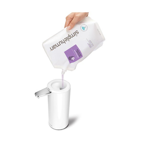 Dispenser de săpun cu senzor din oțel alb 266 ml - simplehuman-image-4