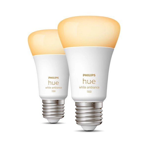 Becuri smart LED E27, 2 buc. 11 W White ambiance – Philips Hue-image-1