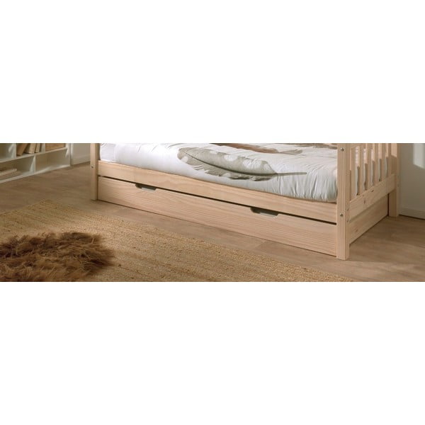 Sertar pentru sub pat  90x200 cm natural Fritz - Vipack-image-1