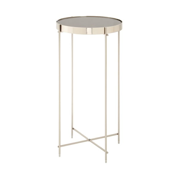 Măsuță auxiliară rotundă cu blat din sticlă ø 33 cm Allure – Premier Housewares-image-1