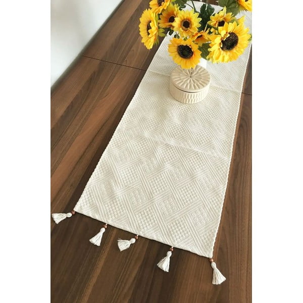 Napron de masă din bumbac organic 40x130 cm – Mila Home-image-3