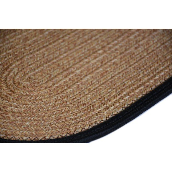 Covorașe pentru scări negre/în culoare naturală 16 buc. 25x65 cm Milo Frame – Vitaus-image-2