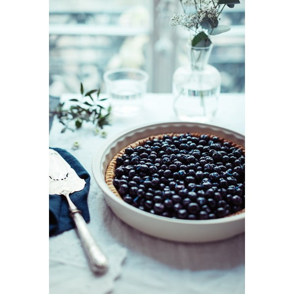 Formă pentru copt din ceramică Emile Henry Patisserie, 1,5 l, alb-image-3