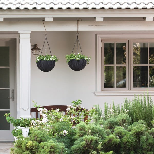 Ghiveci din plastic suspendat și de perete ø 35 cm Hangingsphere – Keter-image-1