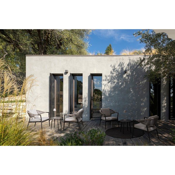 Set mobilier de grădină kaki/taupe din aluminiu pentru 2 persoane Millor – Bizzotto-image-1