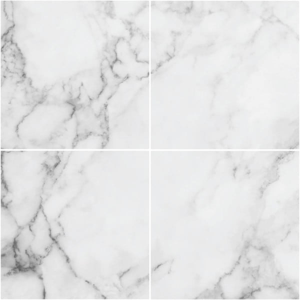 Set 4 autocolante Ambiance White Marble-image-3