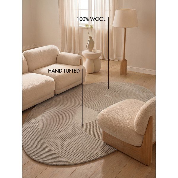 Covor bej din lână 160x230 cm Kensington Victoria – Ted Baker-image-4