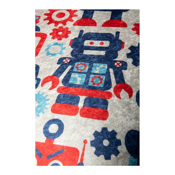 Covor copii Robot, ⌀ 140 cm-image-3