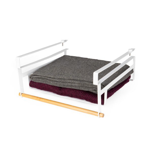 Raft de agățat în șifonier Compactor Under Shelf Basket Rail-image-2