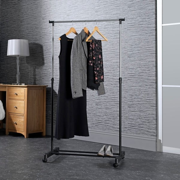 Suport pentru haine negru din metal 85x94x48 cm – Addis-image-1