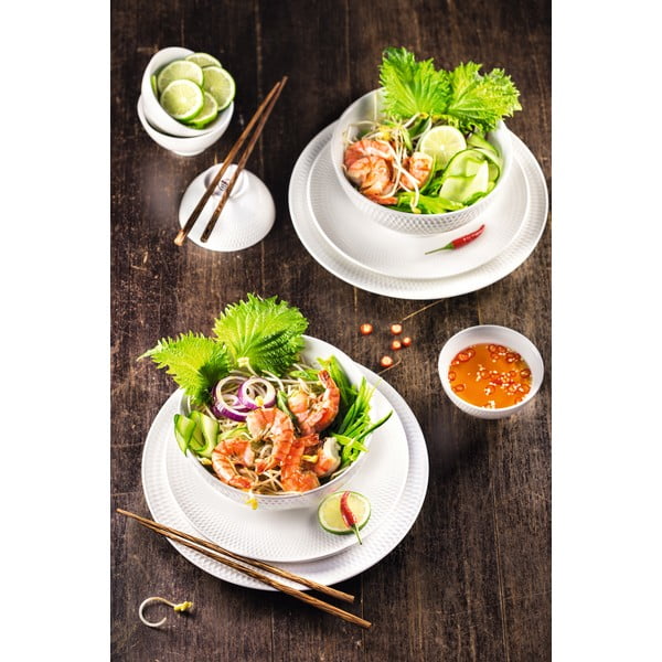 Bol din porțelan Maxwell & Williams Diamonds , ø 12,5 cm, alb-image-1