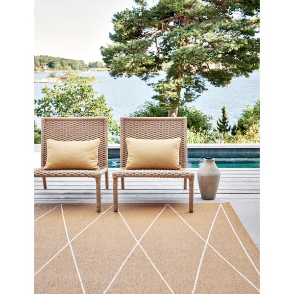 Covor tip traversă pentru interior și exterior galben ocru 70x320 cm Max Ochre – Pappelina-image-3