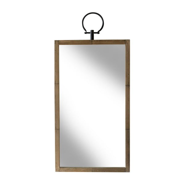 Oglindă cu ramă din lemn Red Cartel, 40 x 85 cm