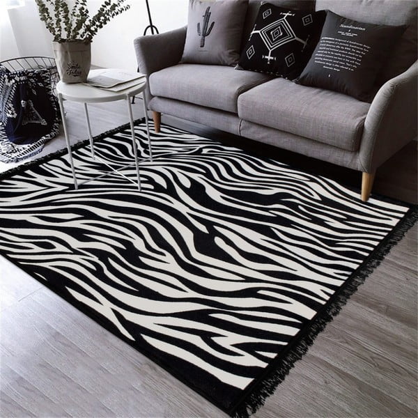 Covor lavabil cu 2 fețe Kate Louise Zebra, 160 x 250 cm-image-4