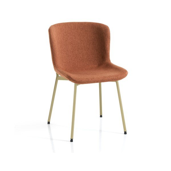 Scaune de dining portocalii 2 buc. Snug – Tomasucci