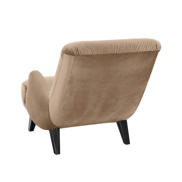 Fotoliu Max Winzer Brandford Suede taupe, cu picioare negre-image-1