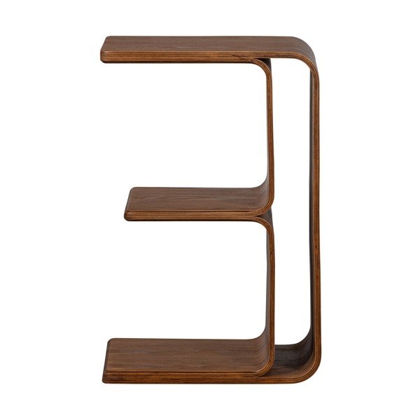 Măsuță auxiliară cu aspect de lemn de nuc 32x40 cm Frey – WOOOD-image-2