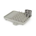 Scurgător de vase gri deschis din plastic 33,5x31,5 cm Duo – Joseph Joseph