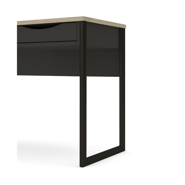 Birou Tvilum Function Plus, 130x48 cm, negru-image-4