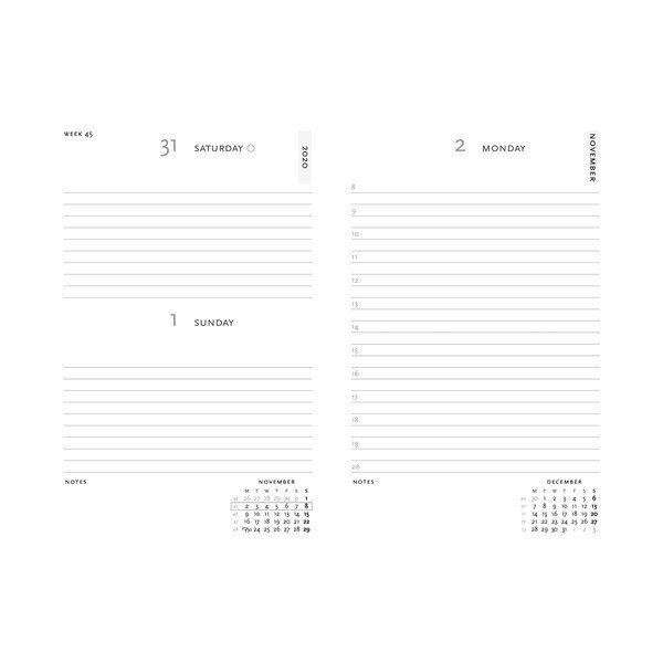 Agendă pentru anul 2020, cu copertă tare Paperblanks Calypso, 368 file, albastru-image-1