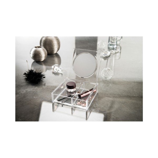 Organizator pentru cosmetice cu oglindă Compactor Nice-image-3