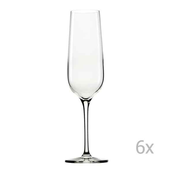 Set 6 pahare Stölzle Lausitz Grandezza Flute Champagne, 214 ml