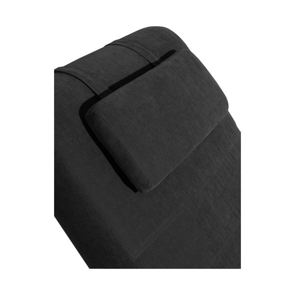 Șezlong Max Winzer Norris Velor, negru-image-4