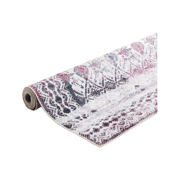 Covor cu rezistență la pete Floorita Kilim Ivory Cherry, 120 x 180 cm-image-4