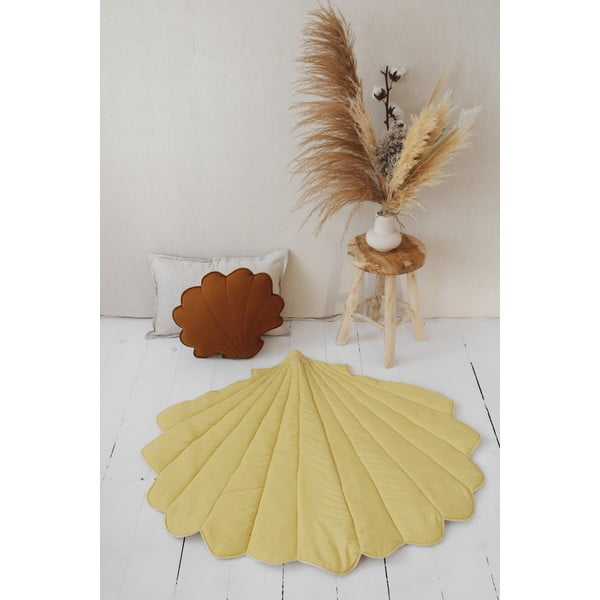 Pătură de joacă pentru copii galbenă Honey - Moi Mili-image-2