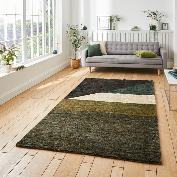 Covor verde 170x120 cm Hemp - Think Rugs-image-2