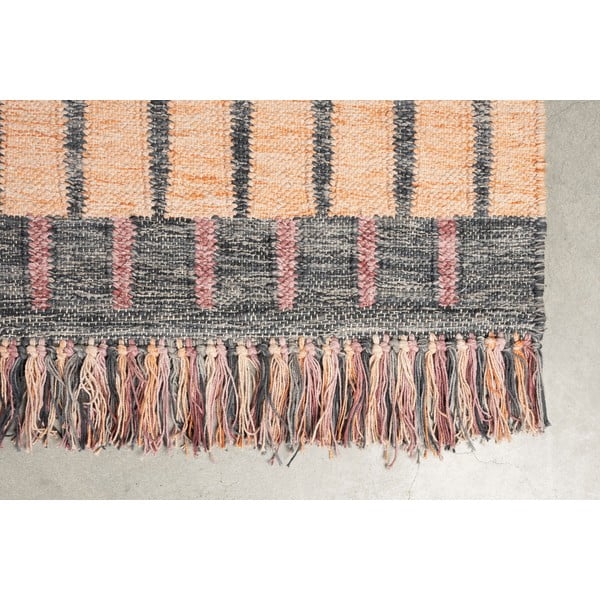 Covor roz/piersică din bumbac 160x230 cm Hampton – Dutchbone-image-4