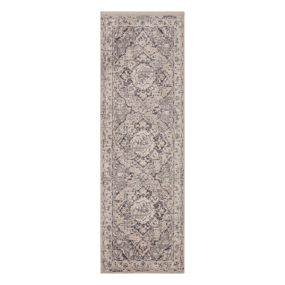 Covor tip traversă grej 80x200 cm Terrain Designer Sand – Hanse Home