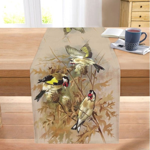 Napron de masă 40x130 cm Yellow Bird – Mila Home-image-2
