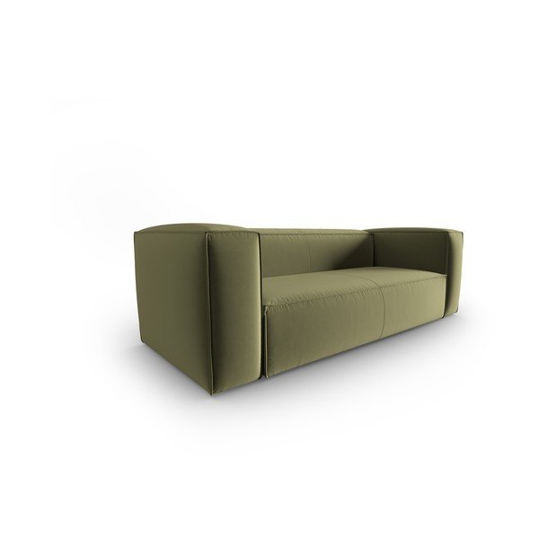 Canapea verde cu tapițerie din catifea 200 cm Mackay – Cosmopolitan Design-image-2