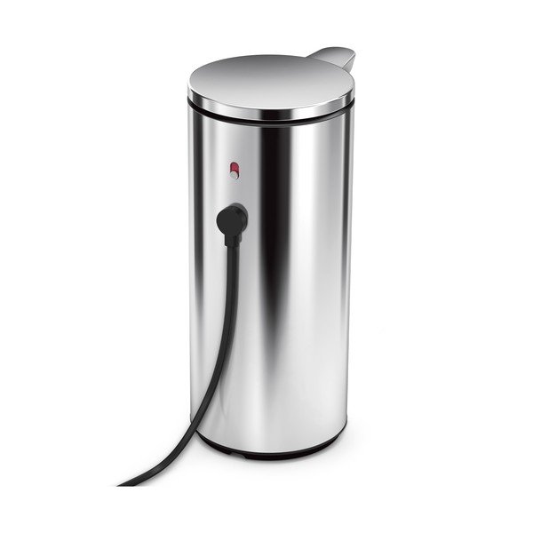 Dozator de săpun lichid argintiu lucios automat din oțel 266 ml – simplehuman-image-2