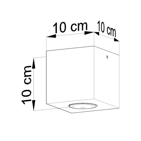 Spot gri 10x10 cm Geo – Sollux-image-2
