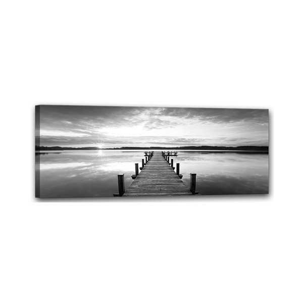 Tablou Styler Canvas Harmony Molo Dos, 60 x 150 cm-image-1