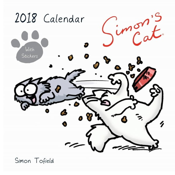 Calendar perete pentru anul 2018 Portico Designs Simon's Cat