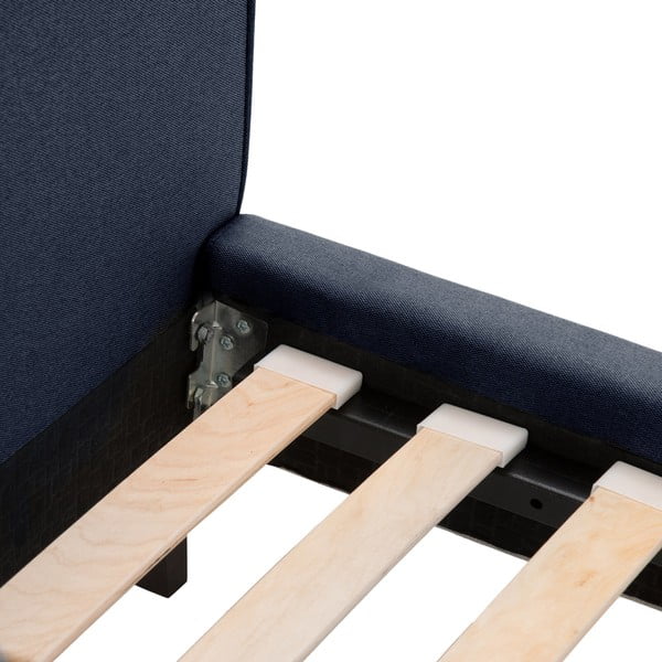 Pat Vivonia Kent 160 x 200 cm, albastru închis, picioare culoare negru-image-4