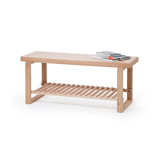 Băncuță din lemn Wireworks Benchie Oak-image-2