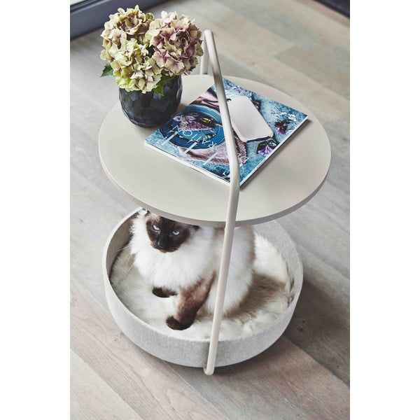 Măsuță auxiliară rotundă ø 50 cm Tavolino Nougat – MiaCara-image-2