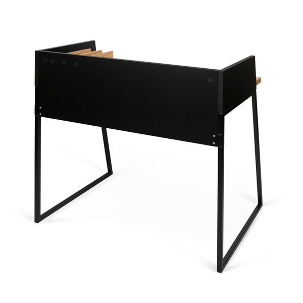 Birou TemaHome Volga Oak, negru-image-4