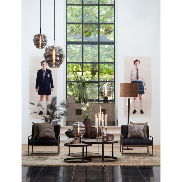 Cutii de depozitare din piele cu capac/decorative 3 buc. Kae – Light & Living-image-1