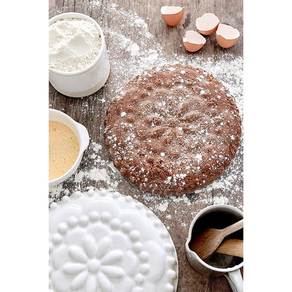 Formă pentru copt din gresie Casafina Fattoria, ⌀ 27 cm, alb-image-1