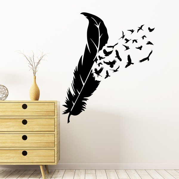 Autocolant Ambiance Feather Birds-image-1
