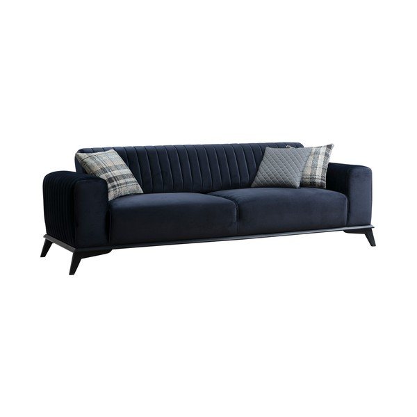 Canapea albastru-închis 220 cm Lisa – Balcab Home-image-2