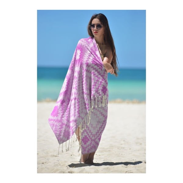Prosop hammam Vive Purple, 95x180 cm-image-2