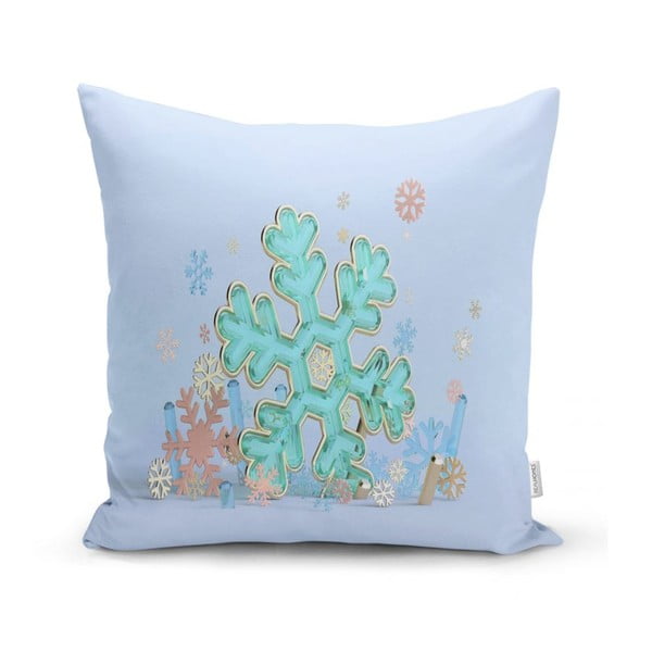 Față de pernă cu model de Crăciun Minimalist Cushion Covers Pastel Christmas, 42 x 42 cm